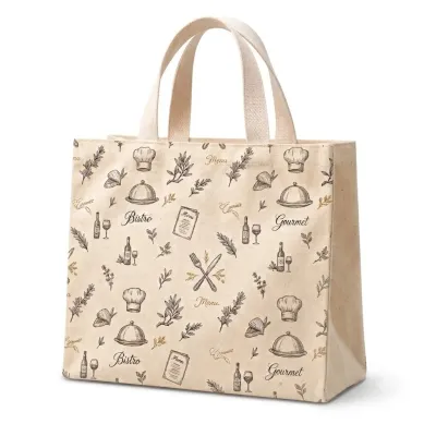 Baumwolltaschen Mit Seitenfalte Druck All Over bedrucken