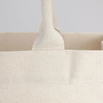 Bamberg Canvas Tasche Mit Boden Und Seitenfalten Sowie bedrucken