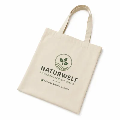 Bio Einkaufstasche Zen GOTS Zertifizierte Baumwolle für bedrucken