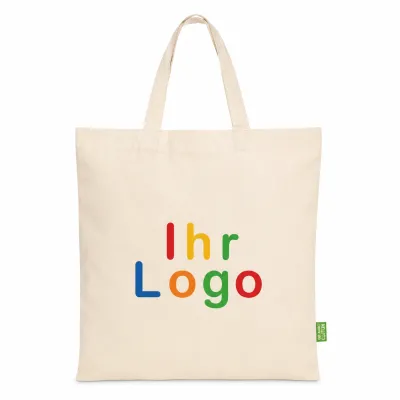 Darwin Bio Baumwolltasche Mit kurzen Henkeln 38 x 42 cm bedrucken