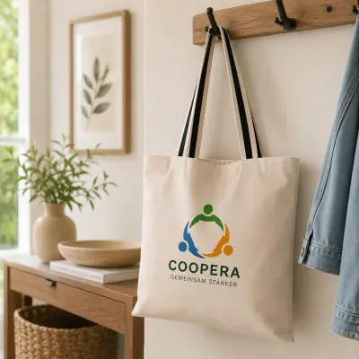 Antwerpen Canvas Tasche Mit langen Zweifarbig Gewebten bedrucken