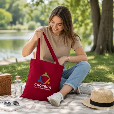 Baumwolltasche Classic Mit Zwei langen Henkeln bedrucken