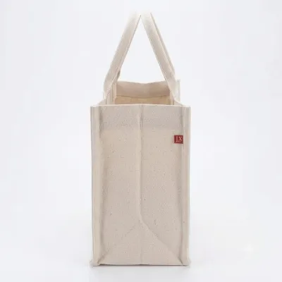 Bamberg Canvas Tasche Mit Boden Und Seitenfalten Sowie bedrucken