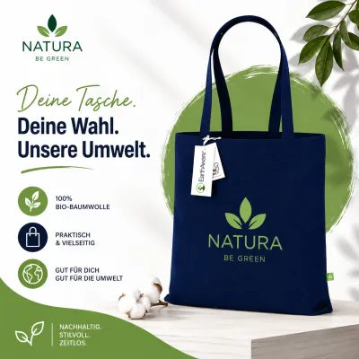 Earthaware Bio Tasche für Das Leben bedrucken