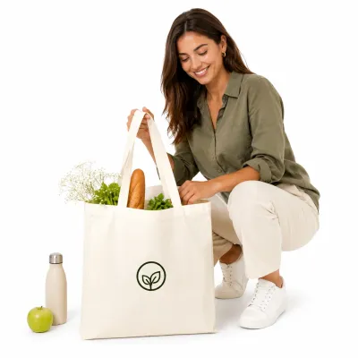 Fairtrade Baumwolle Klassischer Shopper bedrucken