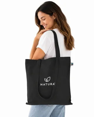 Fairtrade Baumwolltasche Lange Henkel bedrucken