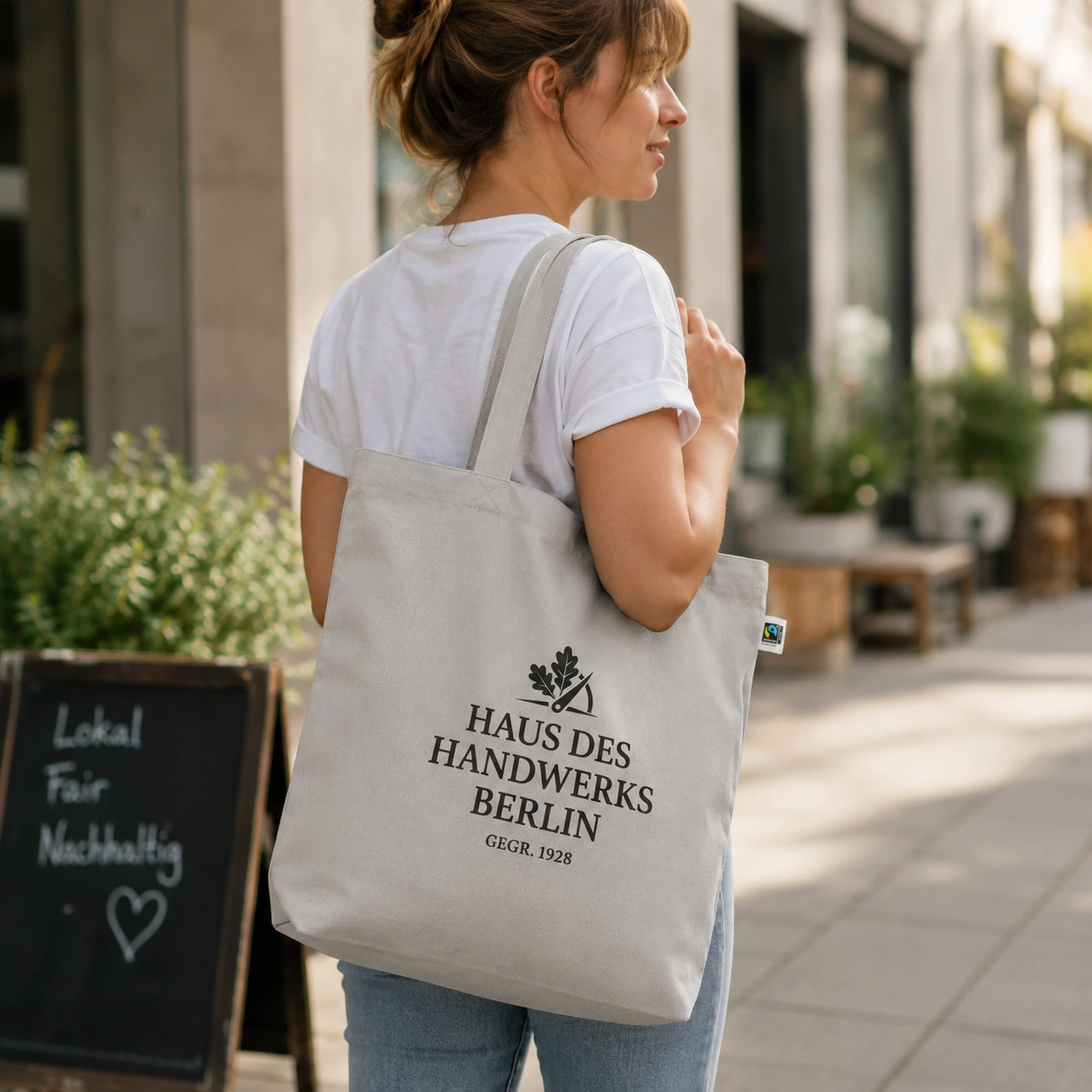 Fairtrade Cotton Canvas Bag bedrucken