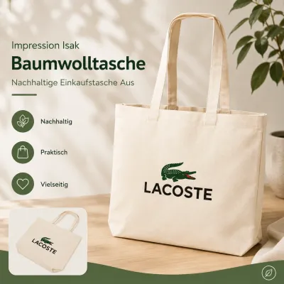 Impression Isak Baumwolltasche Nachhaltige Einkaufstasche Aus bedrucken