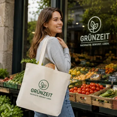 Impression Novi Baumwolltasche Nachhaltige Einkaufstasche Aus bedrucken