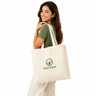 Klassischer Shopper Aus Segeltuch bedrucken