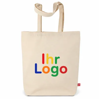 Melbourne Canvas Tasche Mit Bodenfalte Und langen Henkeln 38 bedrucken