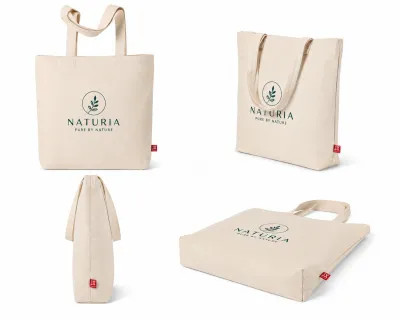 Melbourne Canvas Tasche Mit Bodenfalte Und langen Henkeln 38 bedrucken