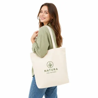 Organische Naturlich Gefarbte Maxi Tasche für Das Leben bedrucken