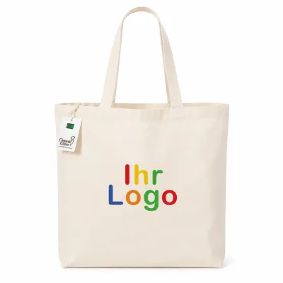 Shopper Aus Bio Baumwolle bedrucken