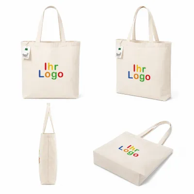 Shopper Aus Bio Baumwolle bedrucken
