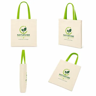 Tasche fürs Leben Griffe Mit Kontrast bedrucken