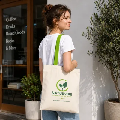 Tasche fürs Leben Griffe Mit Kontrast bedrucken